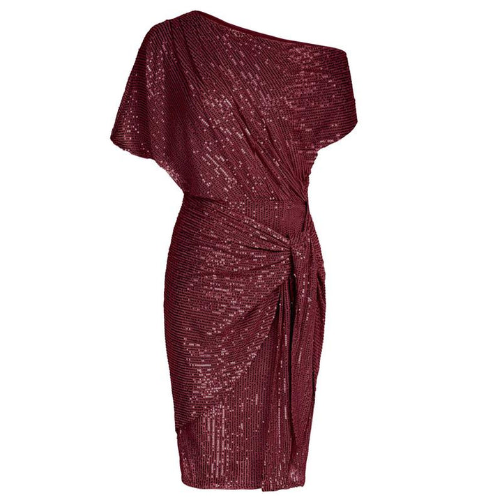 AURELIA™ - Elegant Sequined  Off-Shoulder Bodycon Party Dress