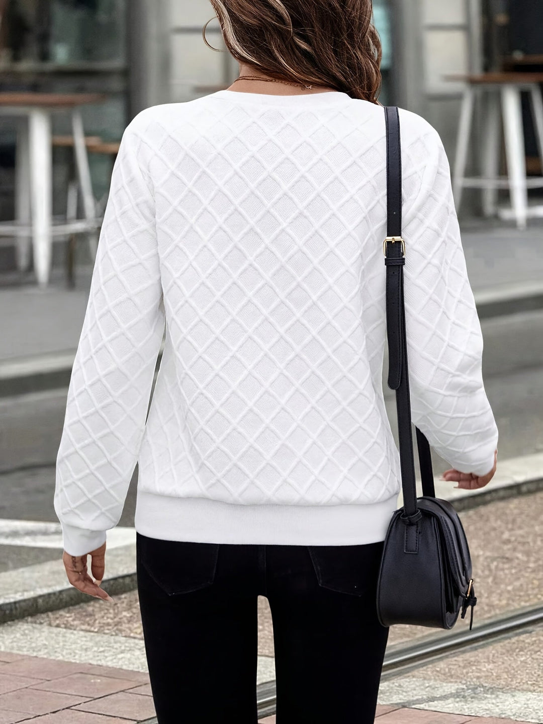 Elsa – Chic Half-Zip Pullover Sweatshirt in Solid Color