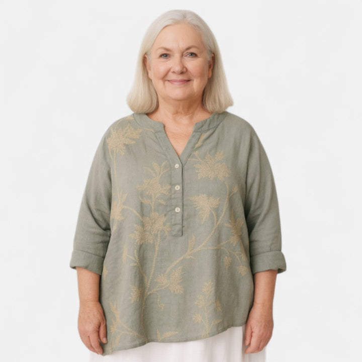 Anling™ - Breezy Blossom Tunic