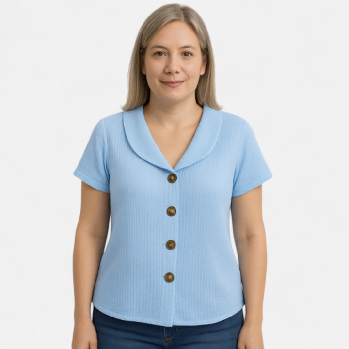 Ingrid™ – Stylish blouse with buttons