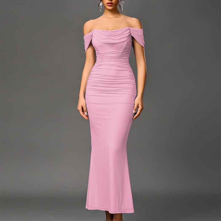 EUNOIA™ - Elegant Off Shoulder Backless Mermaid Dress